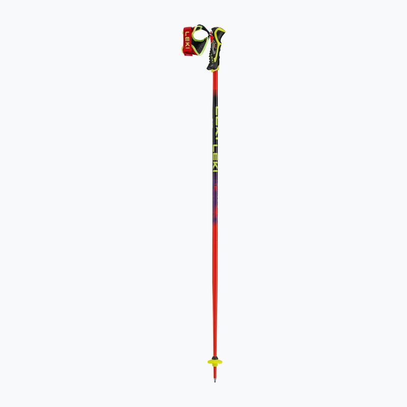 Gyermek síbotok LEKI WCR Pro Lite SL TR bright red/black/neon yellow 2