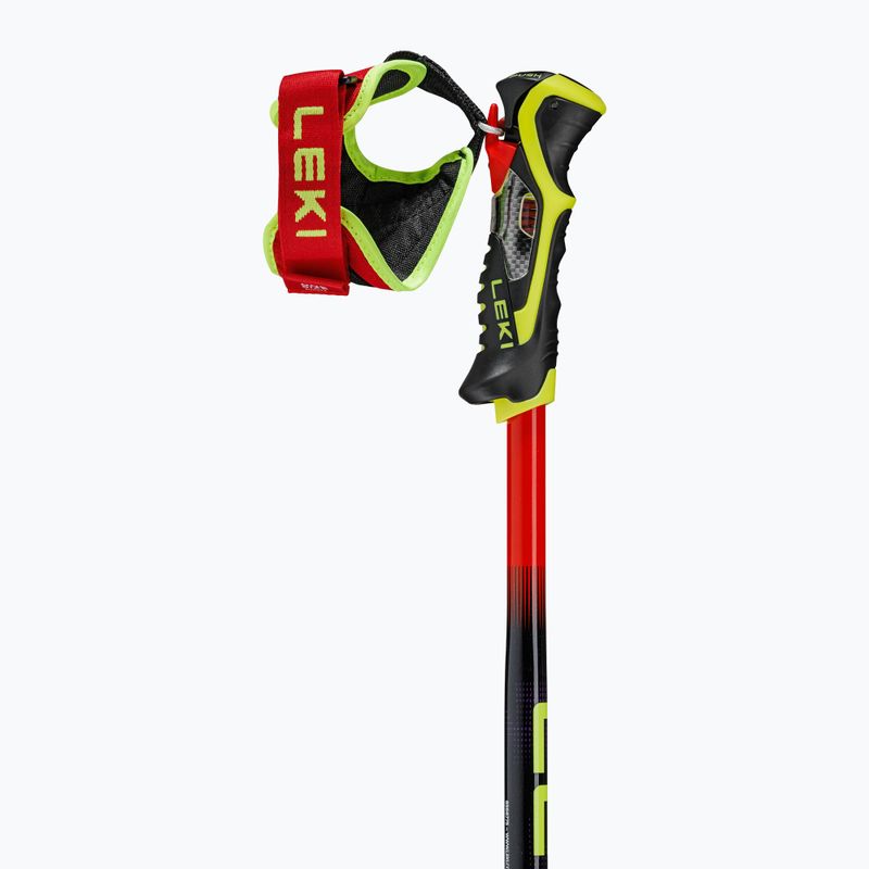Gyermek síbotok LEKI WCR Pro Lite SL TR bright red/black/neon yellow 3