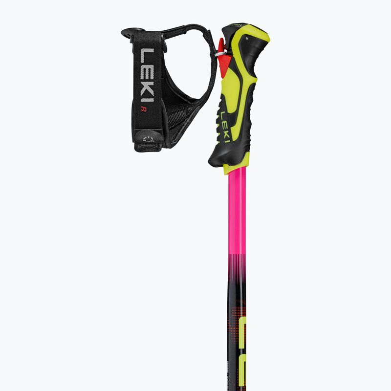 Gyermek síbotok LEKI WCR Evo Lite SL TR neon pink/black/neon yellow 3