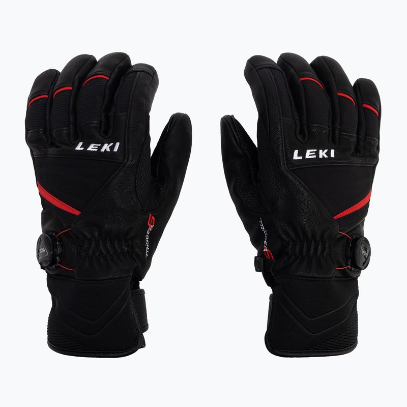 LEKI Griffin Tune S Boa férfi síelő kesztyű fekete/piros 649808302080 3