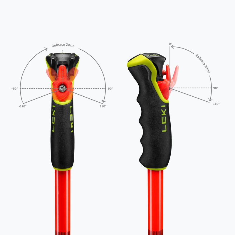 Síbotok LEKI WCR Pro GS TR bright red/black/neon yellow 7