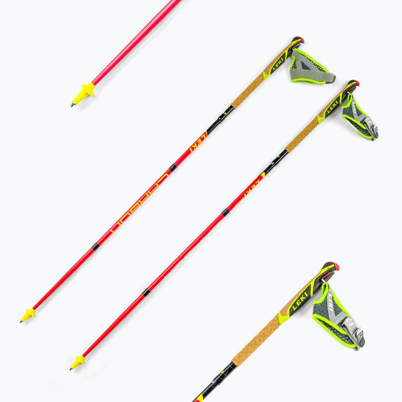 LEKI Micro Trail Pro futóbotok piros 6492585115 5