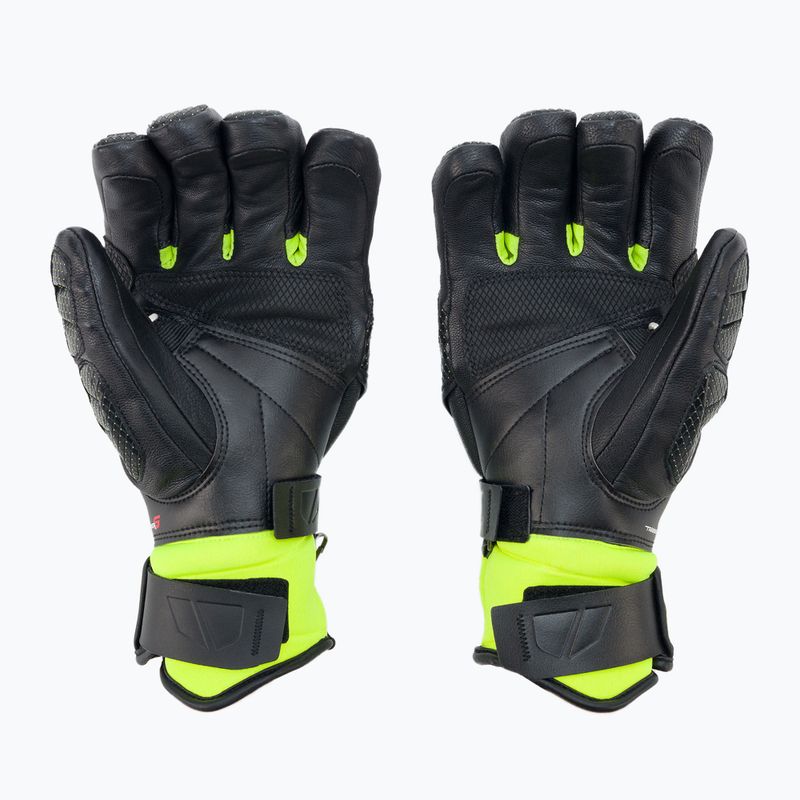 LEKI Worldcup Race Flex S Speed System férfi síelő kesztyű fekete-zöld 649802301080 2