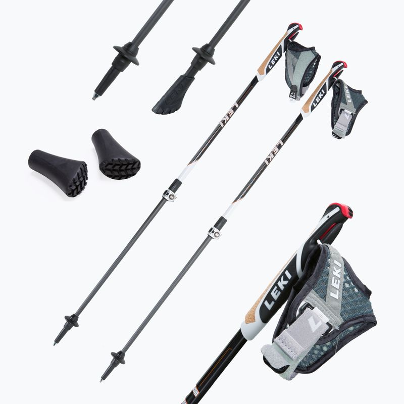 LEKI Instructor Lite Nordic Walking botok fekete 65026341 5