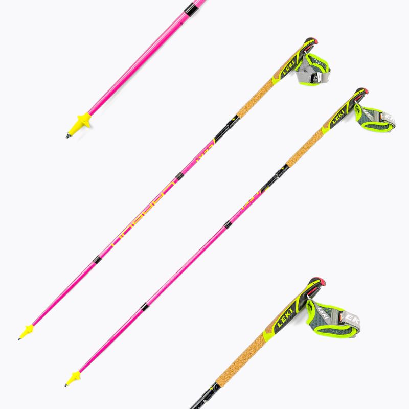 LEKI Micro Trail Pro futóbotok rózsaszín 65025852110 6