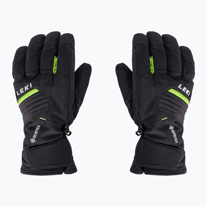 LEKI Spox GTX síelő kesztyű fekete-zöld 65080830303080 2