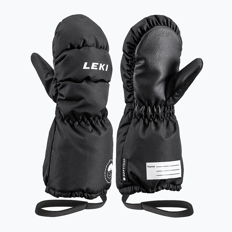 LEKI Gyermek sí kesztyű Little Eskimo Mitt hosszú fekete 650801401020 4