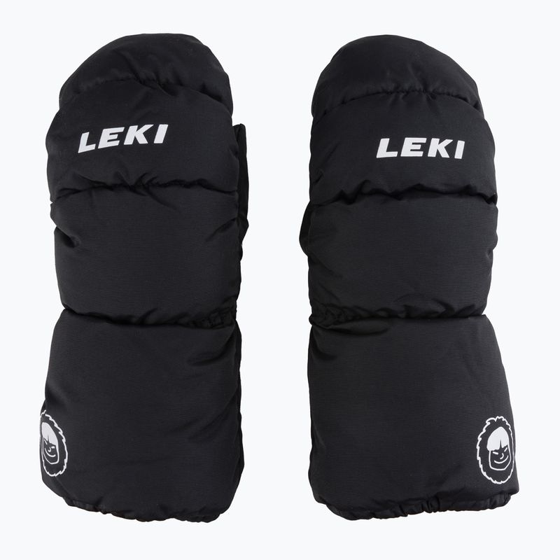 LEKI Gyermek sí kesztyű Little Eskimo Mitt hosszú fekete 650801401020
