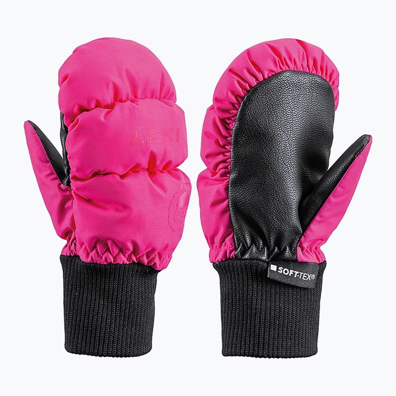 LEKI Gyermek sí kesztyű Little Eskimo Mitt Short rózsaszín 65080240303030 6