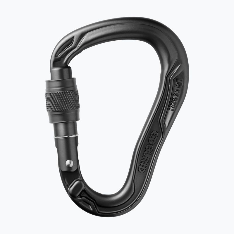 Mászókarabiner EDELRID HMS Bullet Screw black