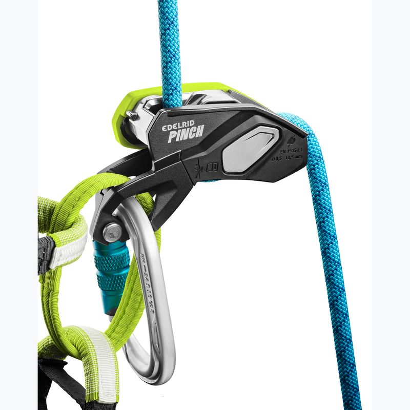 EDELRID rögzítő eszköz Pinch anthracite/oasis 11