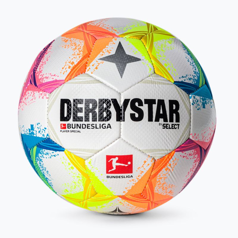 Derbystar Player Special V22 fehér és színes labdarúgó 3995800052