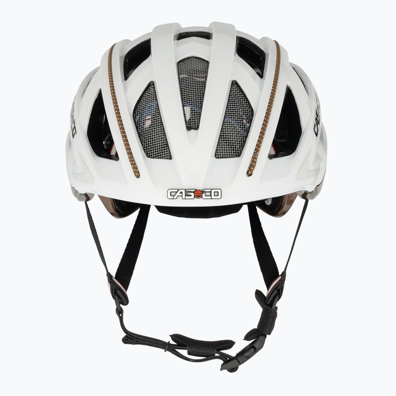 Kerékpáros sisak CASCO Cuda 2 Strada white/mocca 2