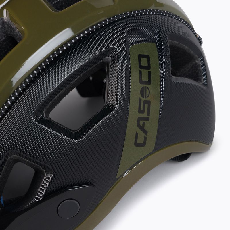 CASCO kerékpáros sisak MTBE 2 fekete/zöld 04.1345 7