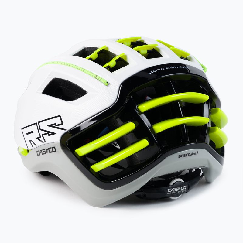 CASCO Speedairo 2 RS kerékpáros sisak szürke-sárga 04.1536 4