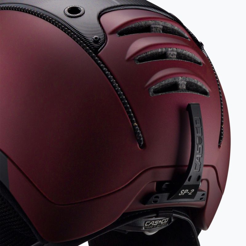 CASCO síbukósisak SP-2 Carbonic Visor piros 07.3738 7