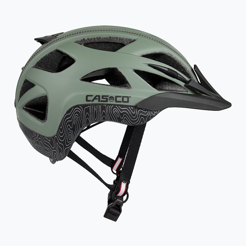 Kerékpáros sisak CASCO Activ 2 pathUszonyder/green 6