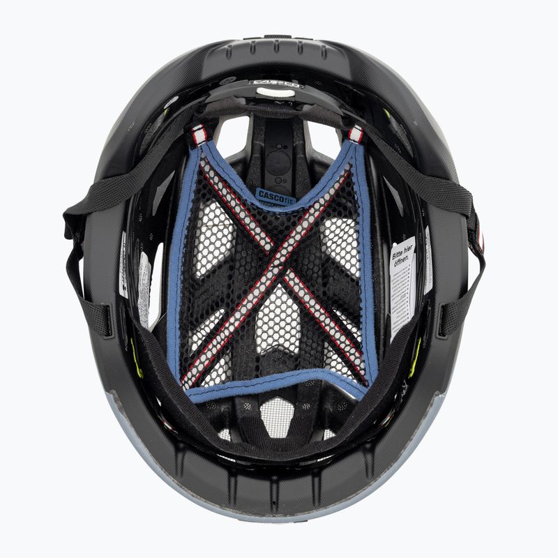 Kerékpáros sisak CASCO Cuda 2 Strada structured lunar grid 5