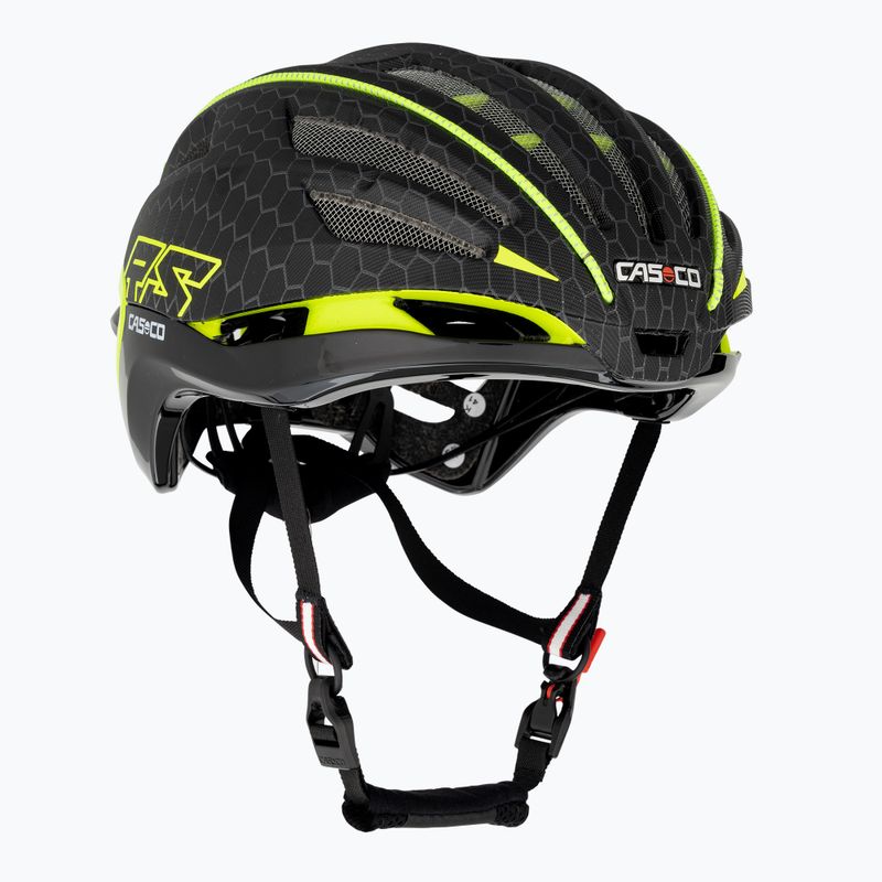 Kerékpáros sisak CASCO Speedairo 2 neon hive