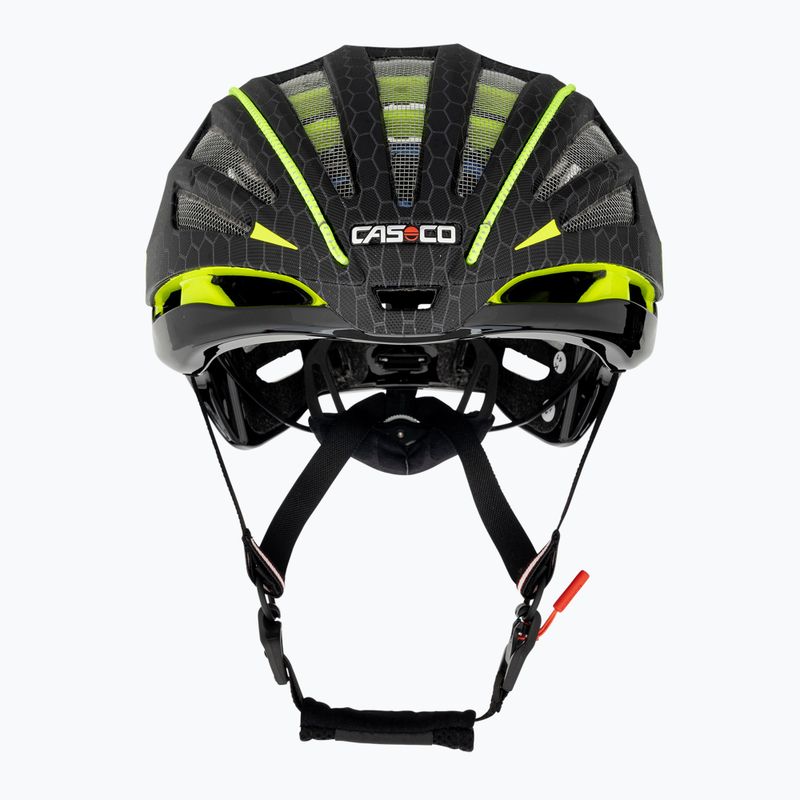 Kerékpáros sisak CASCO Speedairo 2 neon hive 2