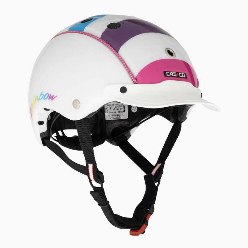 Gyerek kerékpáros sisak CASCO Mini 2 rainbow