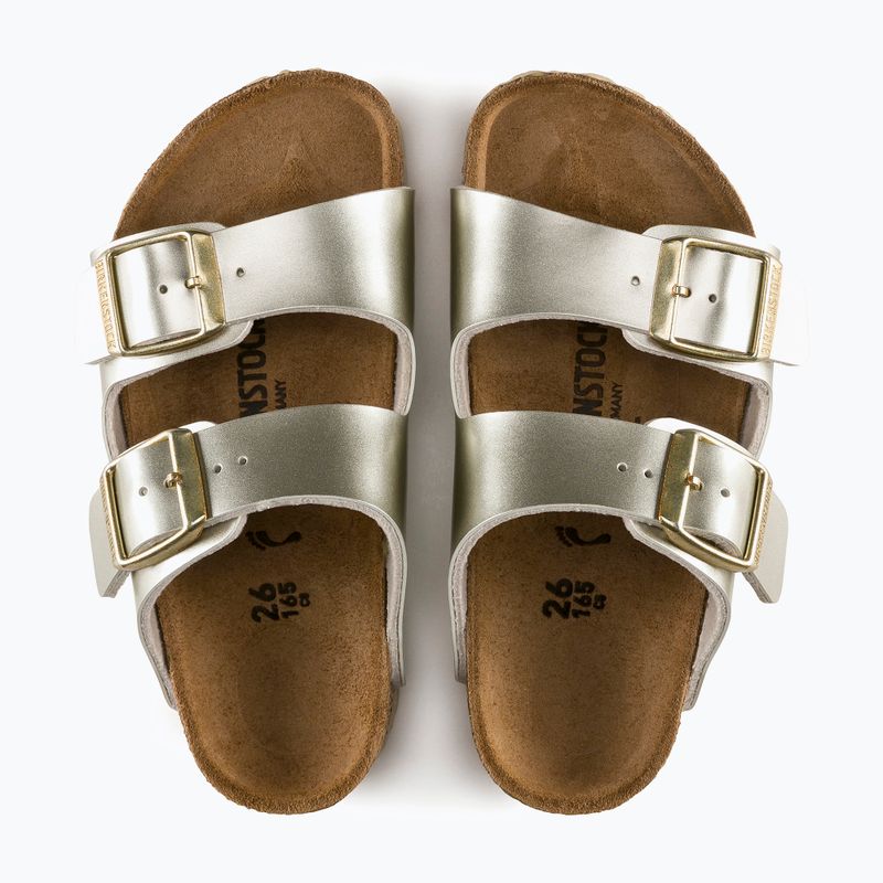 Klapki BIRKENSTOCK Arizona BF Narrow electric metallic gold 12