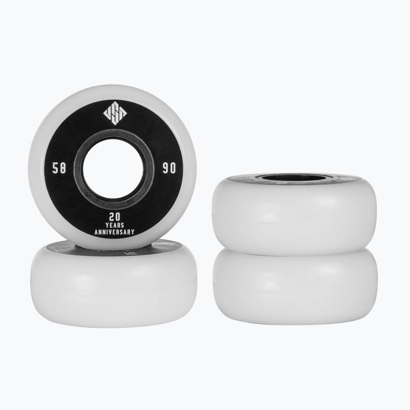 USD 58 Rollerblade görgők 4 db 58/90A 4 db fehér 700481 3