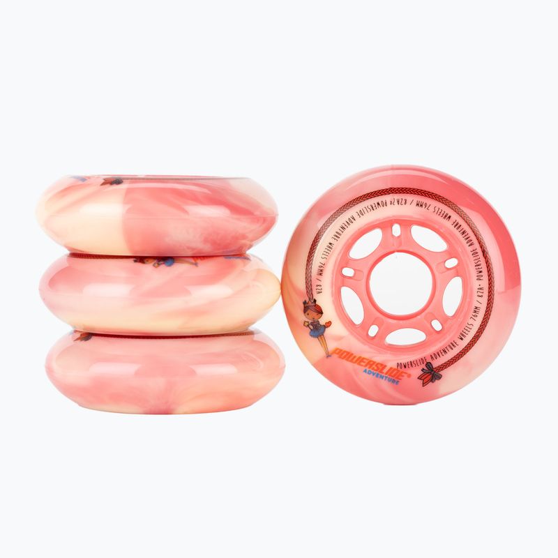 Powerslide Princess Girls Kerék 76 4 darabos rózsaszín 905317 görkorcsolya kerekek