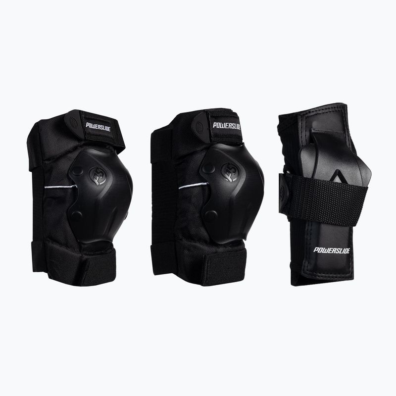 Powerslide Standard felnőtt hármas csomag fekete 903239