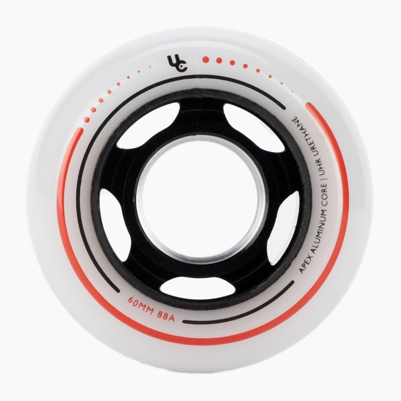 UNDERCOVER WHEELS Apex 60 4-Pack fehér/fekete görkorcsolya kerekek 406192 2