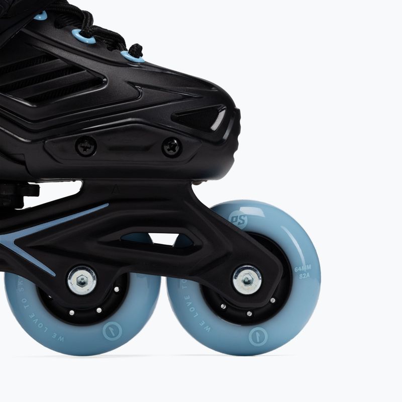 Gyermek korcsolya Powerslide Khaan Junior LTD fekete 940660 6