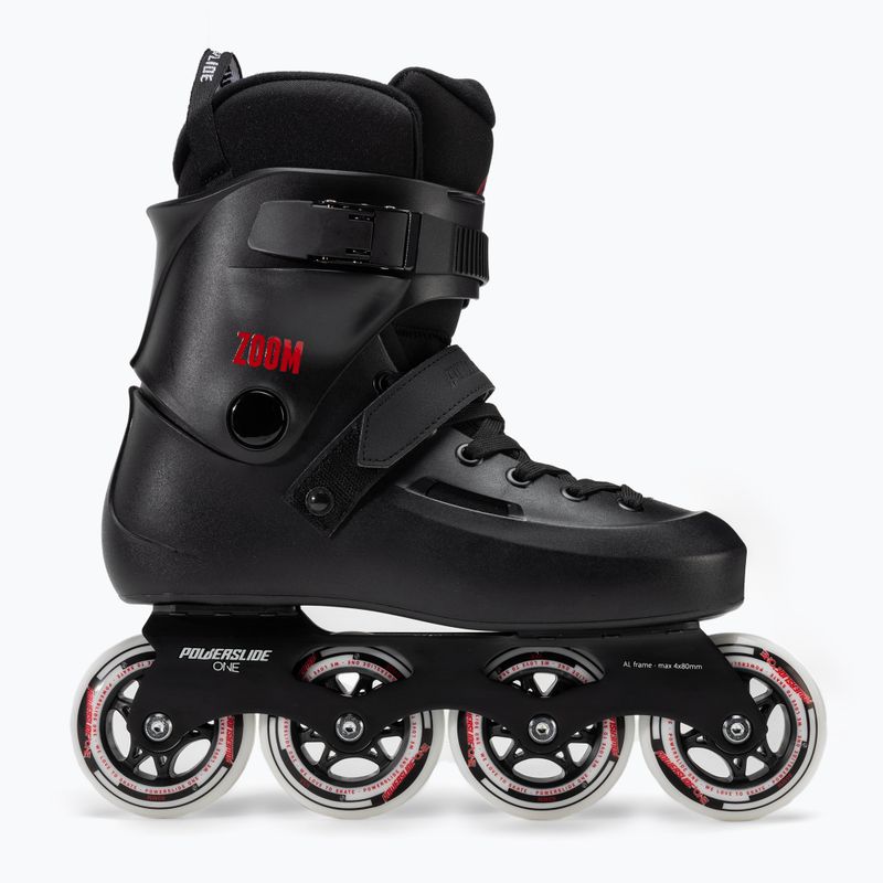 Powerslide Zoom 80 görkorcsolya fekete 880256 2