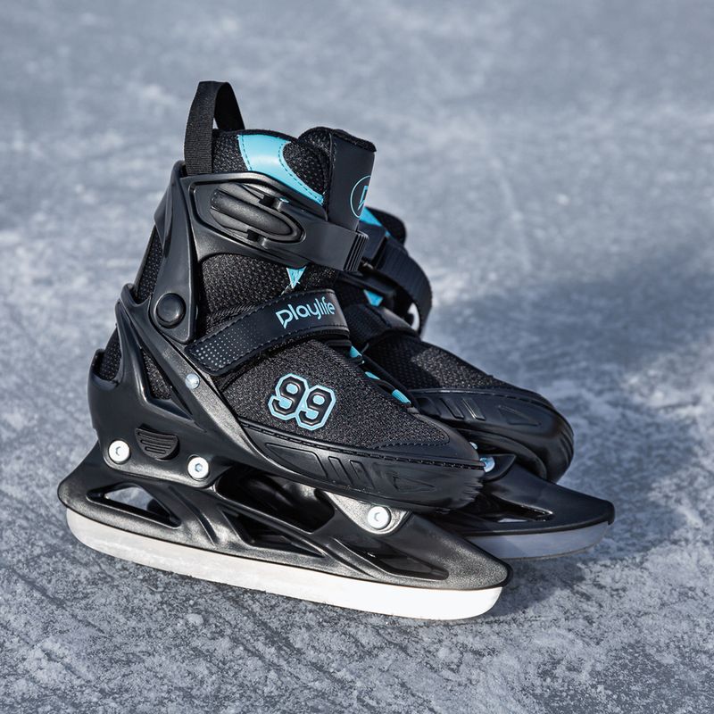 Gyerek korcsolya Playlife Glacier black 8