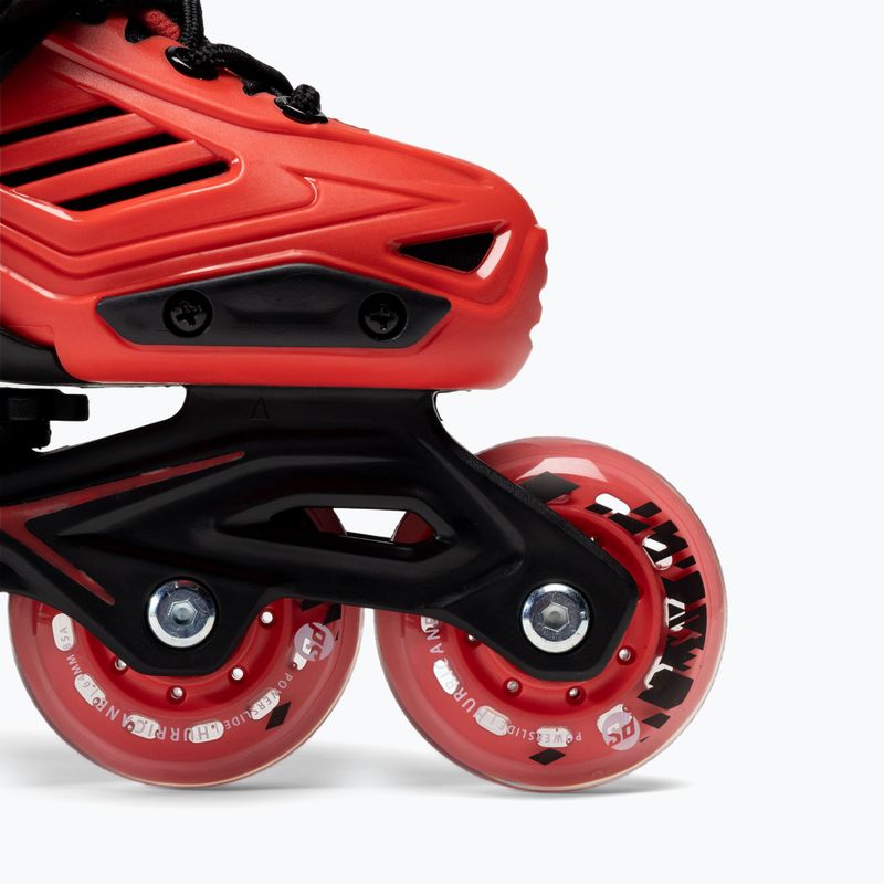 Gyermek korcsolya Powerslide Khaan Junior LTD piros/fekete 940671 6