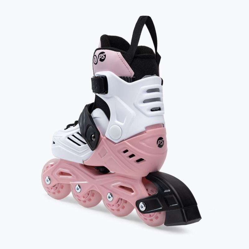 Gyermek korcsolya Powerslide Khaan Junior LTD rózsaszín és fehér 940672 3