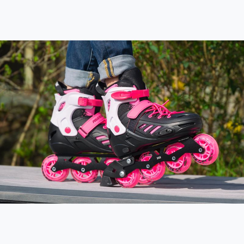 Powerslide Khaan SQD Jr gyermek görkorcsolya rózsaszínű 5