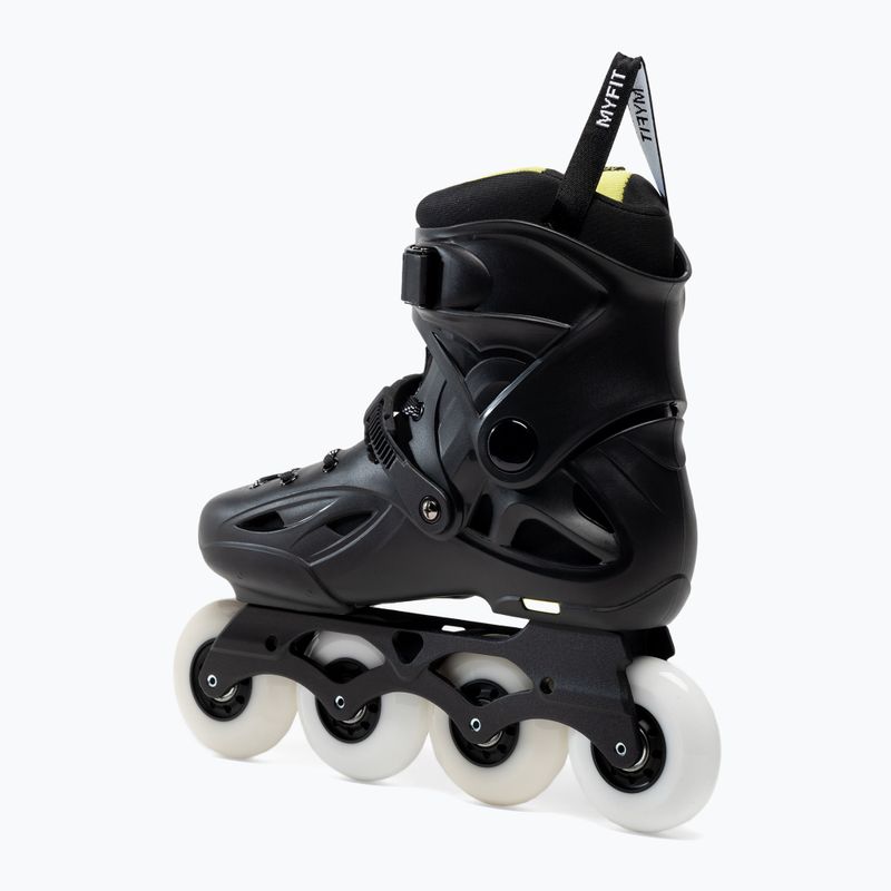 Férfi korcsolya Powerslide Imperial One 80 fekete/sárga 908376 3