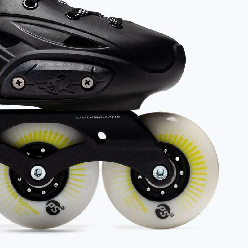 Férfi korcsolya Powerslide Imperial One 80 fekete/sárga 908376 6