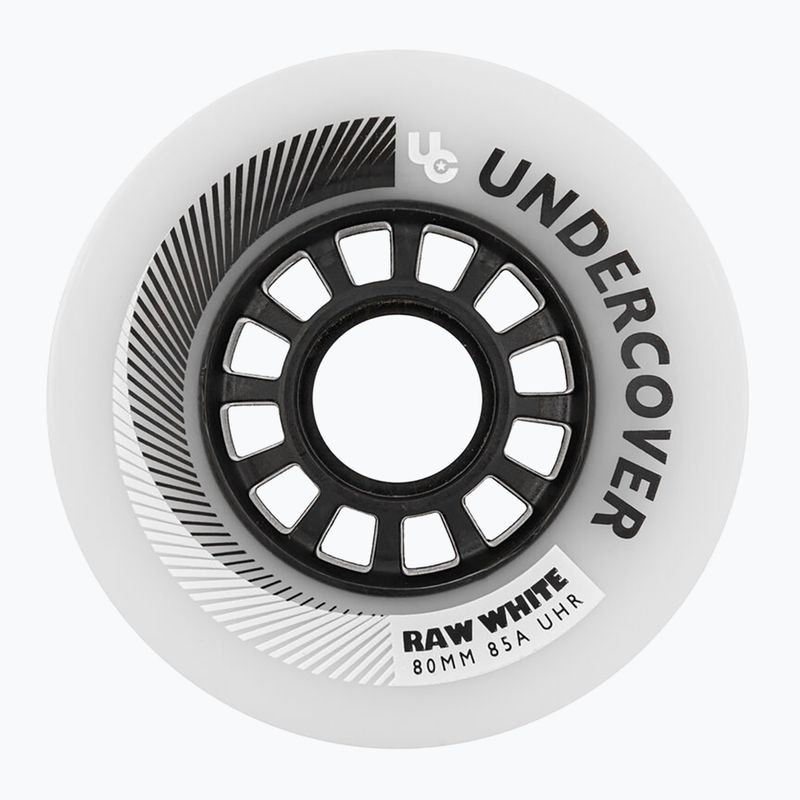 Görkorcsolya kerék UNDERCOVER WHEELS Raw 80 mm/85A 4 db white