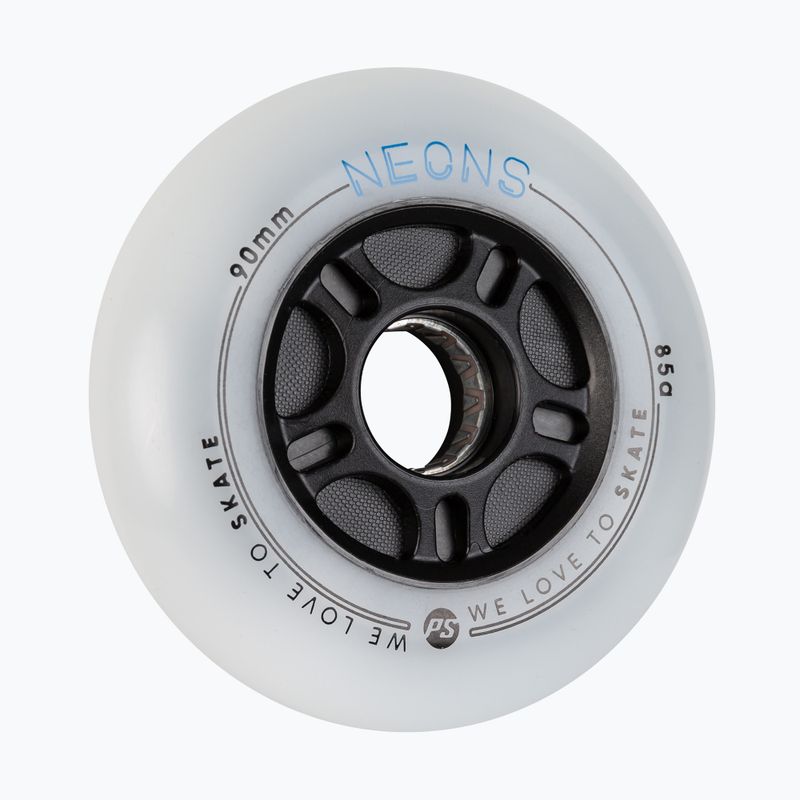Powerslide Neons 90 mm/85A görkorcsolya kerekek 4 db kék. 2