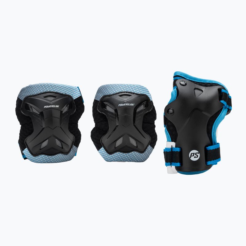 Powerslide Kids Pro Set fekete/kék gyermekvédő szett