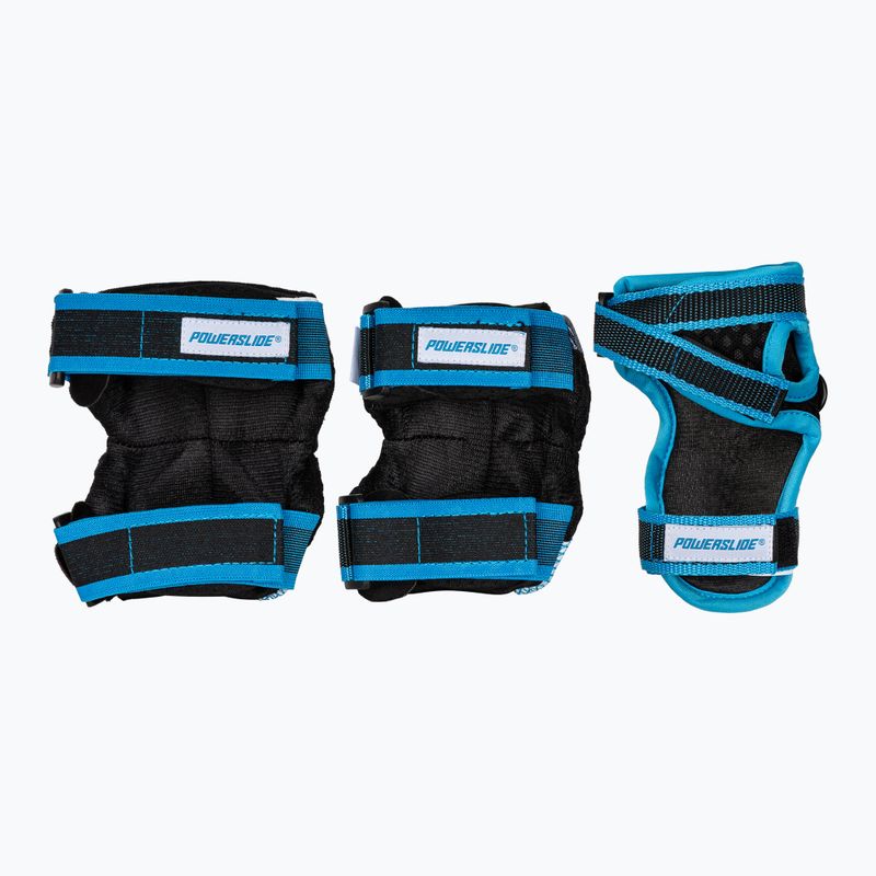 Powerslide Kids Pro Set fekete/kék gyermekvédő szett 2