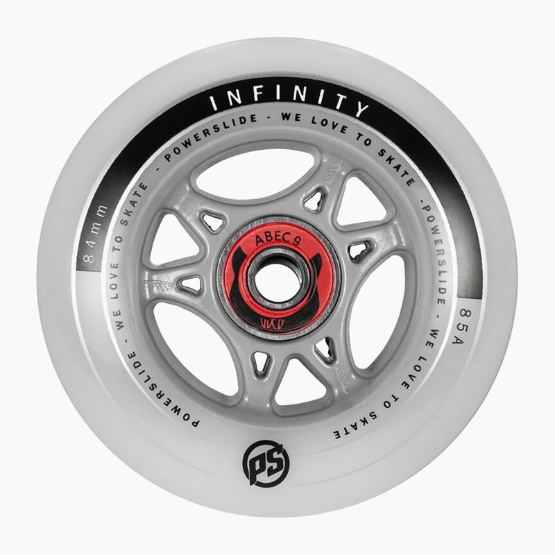 Görkorcsolya kerék Powerslide InUszonyity 84 RTR ABEC9/Spacer 4 db grey