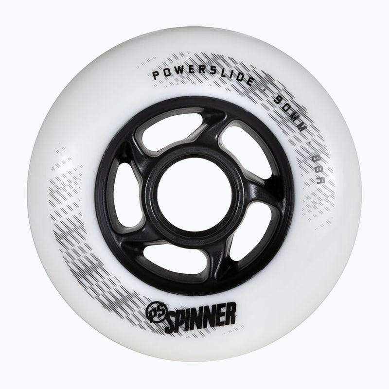 Powerslide Spinner görkorcsolya kerekek 4 db fehér 905442