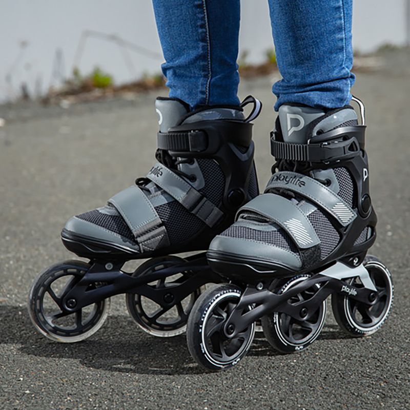 Férfi Playlife GT 110 fekete/szürke görkorcsolya 13