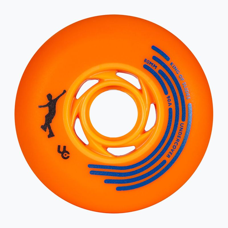 Görkorcsolya kerék UNDERCOVER WHEELS King of Slides 80 mm/90A 4 db orange