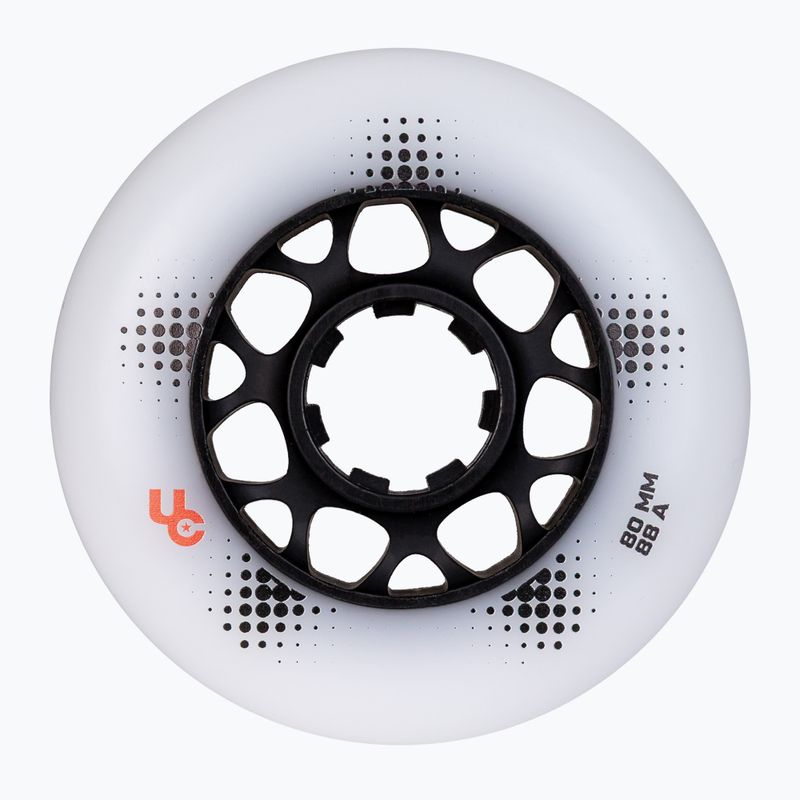 Görkorcsolya kerekek UNDERCOVER WHEELS Team Pro 80 mm/88A 4 pcs. white 2