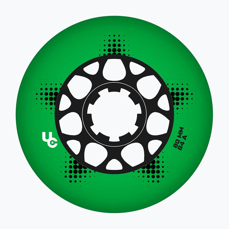 Görkorcsolya kerekek UNDERCOVER WHEELS Team Pro 80 mm/84A 4 pcs. green
