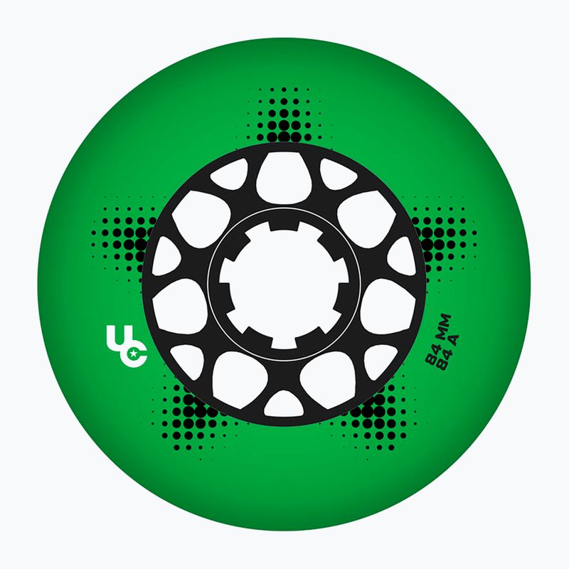 Görkorcsolya kerekek UNDERCOVER WHEELS Team Pro 84 mm/84A 4 pcs. green