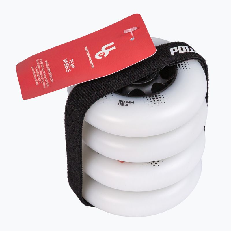 Görkorcsolya kerekek UNDERCOVER WHEELS Team Pro 90 mm/88A 4 pcs. white 2
